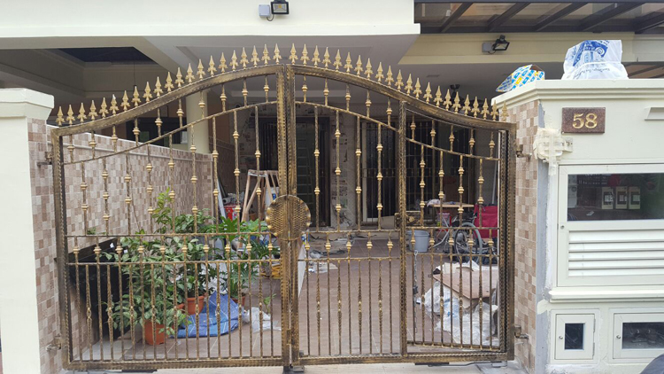 Wrought Iron Gate for Landed Property